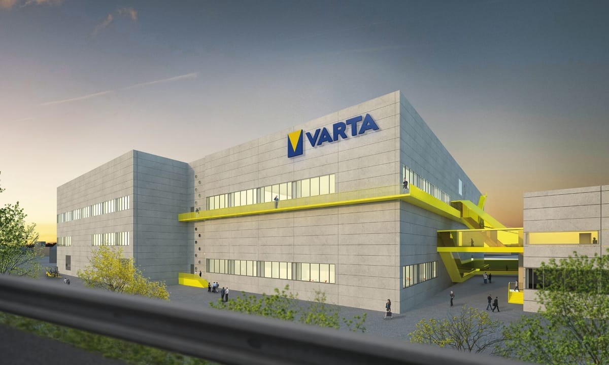 Varta-Werk in Nördlingen: Die Produktionsstätte für Lithium-Ionen-Knopfzellen, die bis Oktober 2026 geschlossen wird